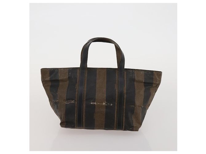 FENDI Borsa a Spalla Pecan PVC 2 Set Marrone Nero Auth bs35857 - vista 14