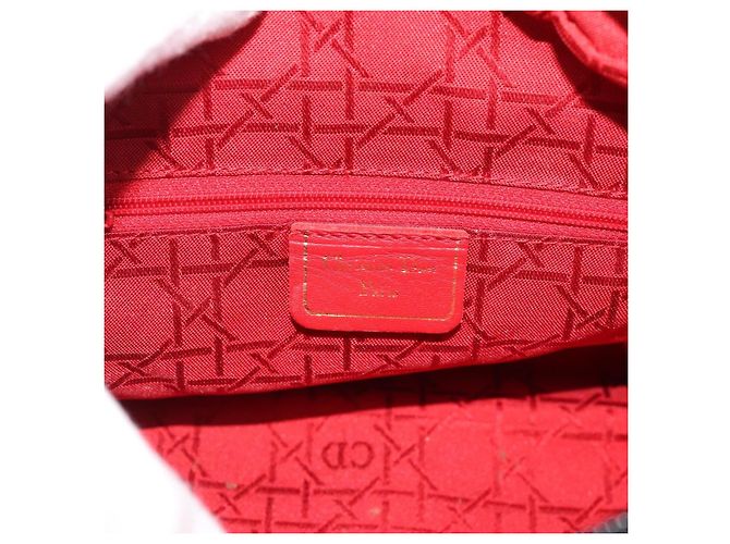 Borsa Christian Dior Canage in tela nera e oro Auth 190803 Nero D'oro - vista 12