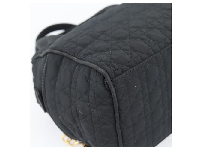 Borsa Christian Dior Canage in tela nera e oro Auth 190803 Nero D'oro - vista 16