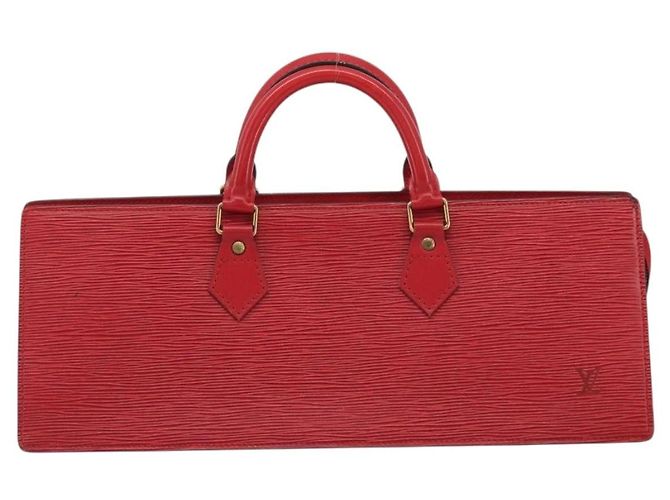 Borsa LOUIS VUITTON Epi Sac Triangle Rossa M52097 LV Auth mr2580A Rosso - vista 13