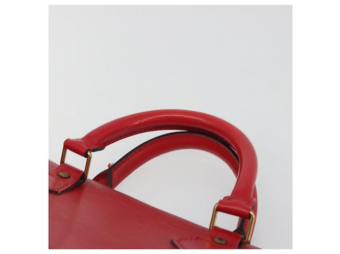 Borsa LOUIS VUITTON Epi Sac Triangle Rossa M52097 LV Auth mr2580A Rosso - vista 14