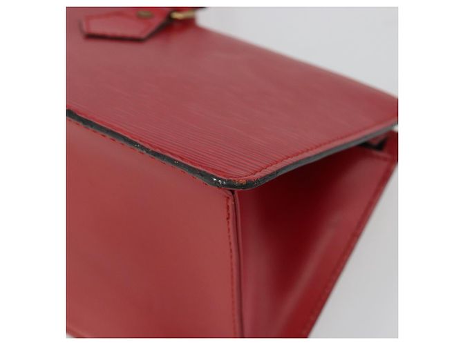 Borsa LOUIS VUITTON Epi Sac Triangle Rossa M52097 LV Auth mr2580A Rosso - vista 16
