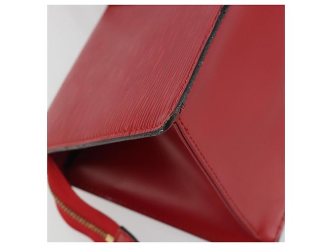 Borsa LOUIS VUITTON Epi Sac Triangle Rossa M52097 LV Auth mr2580A Rosso - vista 17