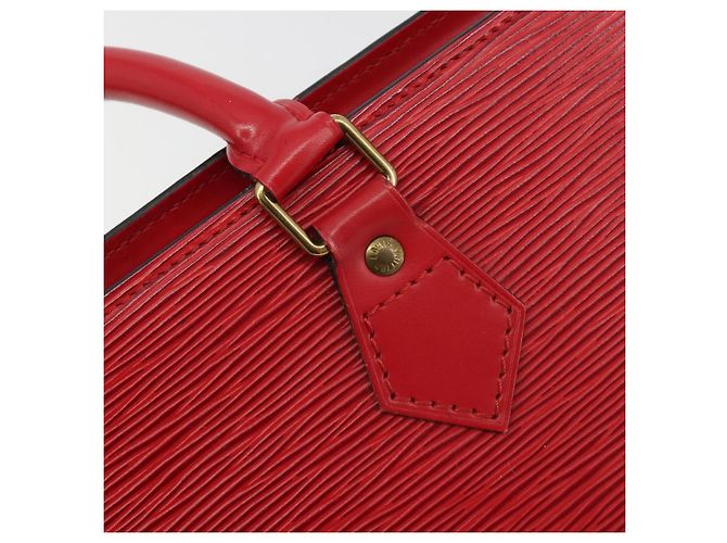 Borsa LOUIS VUITTON Epi Sac Triangle Rossa M52097 LV Auth mr2580A Rosso - vista 19