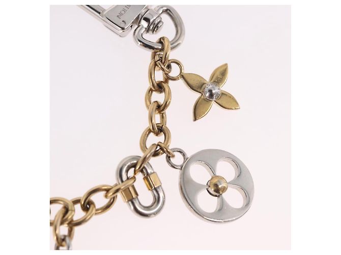 Charm per borsa Chain LV Padlock LOUIS VUITTON in metallo Tonalità Oro M00538 LV Auth 190446M - vista 4