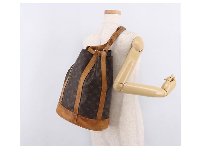 LOUIS VUITTON Borsa a Spalla Monogram Randonnee PM M42243 LV Auth 191588 Monogramma - vista 20