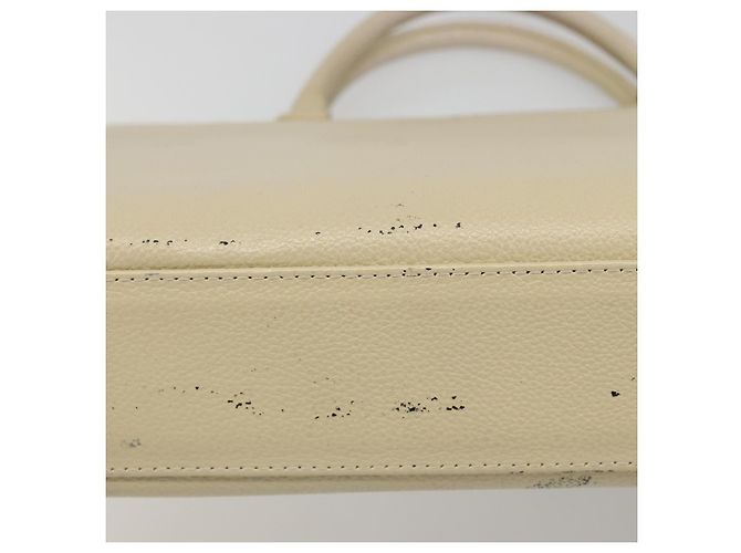 SAINT LAURENT Borsa in Pelle Gold Beige Auth gh097A D'oro - vista 11