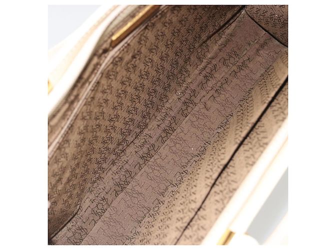 SAINT LAURENT Borsa in Pelle Gold Beige Auth gh097A D'oro - vista 20