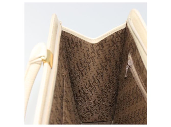 SAINT LAURENT Borsa in Pelle Gold Beige Auth gh097A D'oro - vista 22
