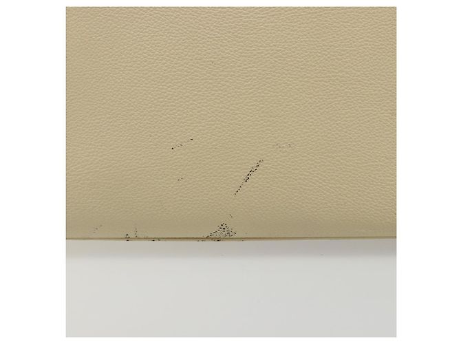 SAINT LAURENT Borsa in Pelle Gold Beige Auth gh097A D'oro - vista 4