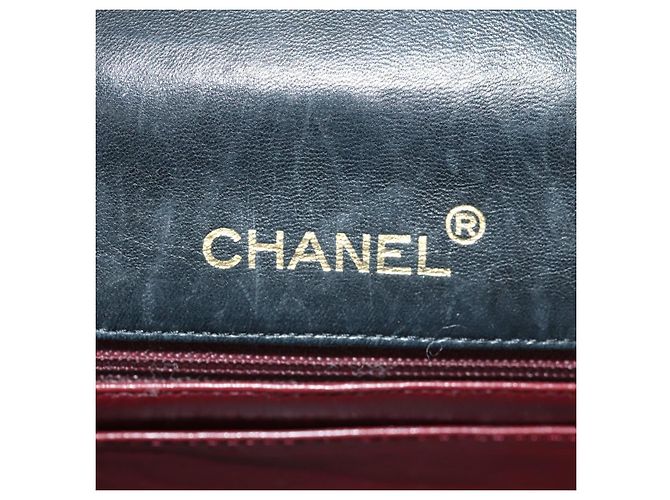 CHANEL Matelasse Chain Shoulder Bag Lamb Skin Black Gold CC Auth 146079SAV Nero D'oro - vista 19