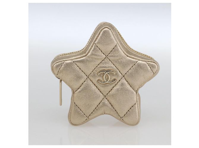 CHANEL Matelasse Rucksack Lackleder Gold CC Auth 169659SM Golden - Ansicht 25