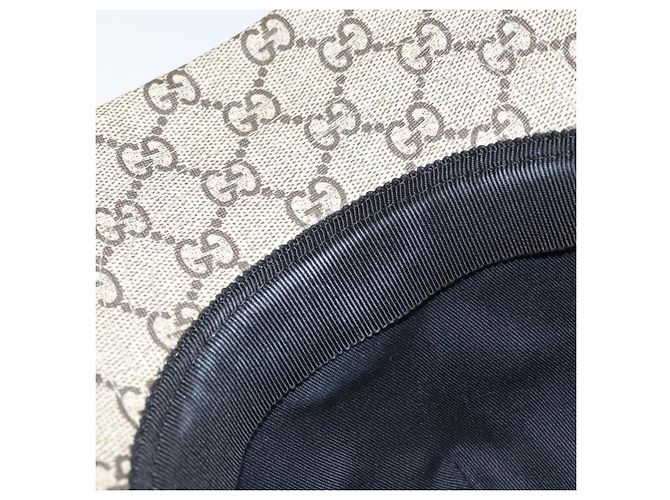 Cappellino GUCCI GG Supreme Web Sherry Line Cap PVC L Beige Red Green 426887 Auth 171533 - vista 16