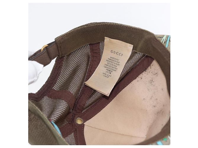 GUCCI GG Supreme GUCCIxDisney Cap PVC Beige 648843 Auth ARZ306M - Ansicht 12