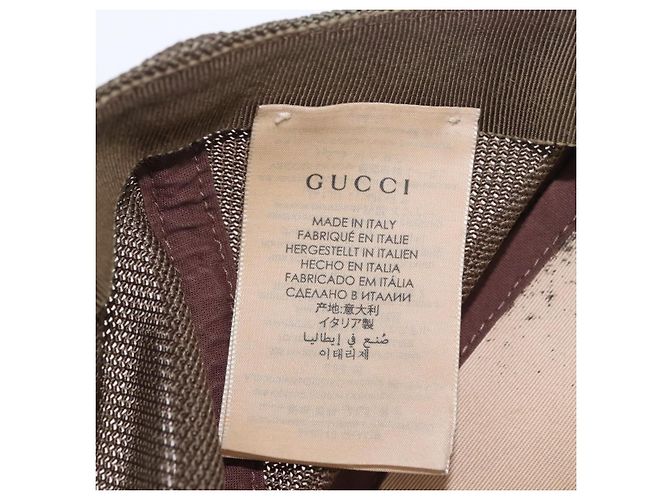 GUCCI GG Supreme GUCCIxDisney Cap PVC Beige 648843 Auth ARZ306M - Ansicht 13