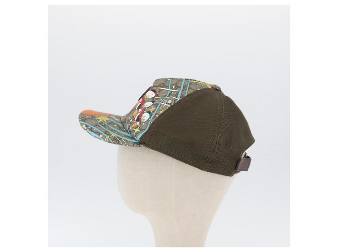 GUCCI GG Supreme GUCCIxDisney Cap PVC Beige 648843 Auth ARZ306M - Ansicht 4
