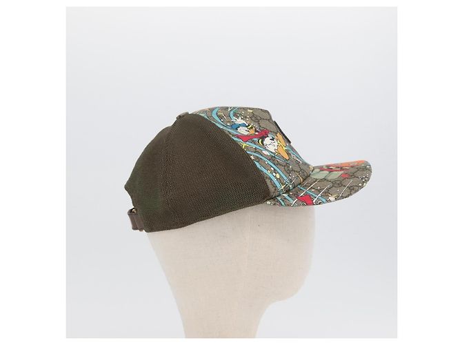 GUCCI GG Supreme GUCCIxDisney Cap PVC Beige 648843 Auth ARZ306M - Ansicht 5