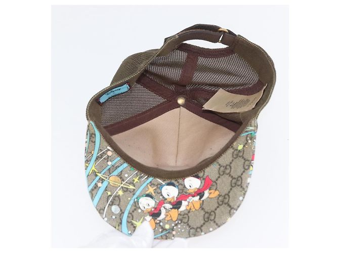 GUCCI GG Supreme GUCCIxDisney Cap PVC Beige 648843 Auth ARZ306M - Ansicht 8