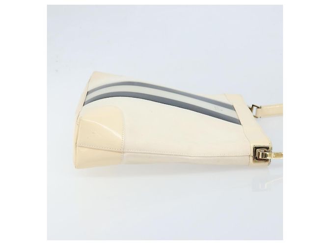 Borsa a Spalla GUCCI Tela Oro Bianco 001 4231 Auth ep13756 D'oro - vista 4