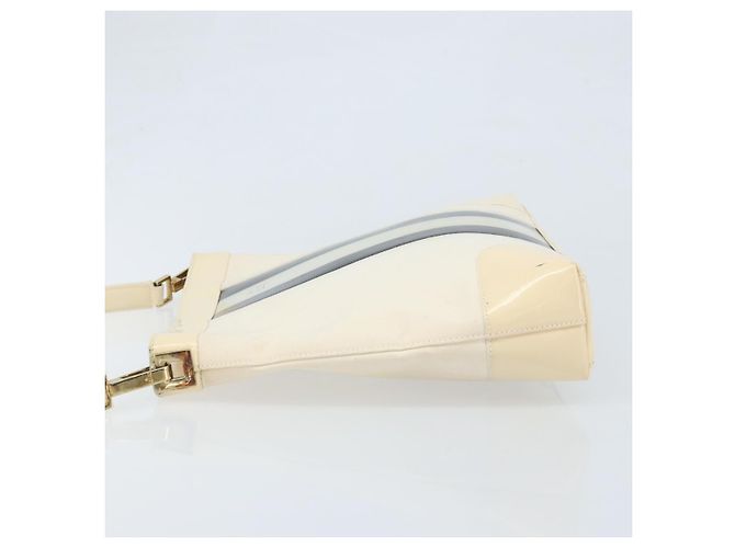 Borsa a Spalla GUCCI Tela Oro Bianco 001 4231 Auth ep13756 D'oro - vista 5