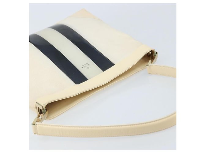Borsa a Spalla GUCCI Tela Oro Bianco 001 4231 Auth ep13756 D'oro - vista 6