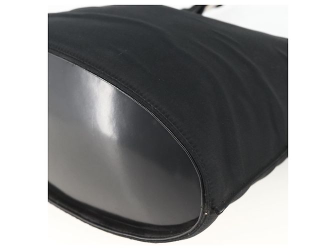 Borsa a Spalla GUCCI Nylon Nero Argento 001 2113 3010 Auth BSZ644 - vista 10