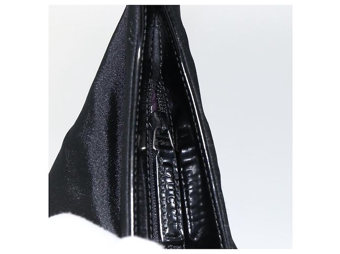 Borsa a Spalla GUCCI Nylon Nero Argento 001 2113 3010 Auth BSZ644 - vista 15