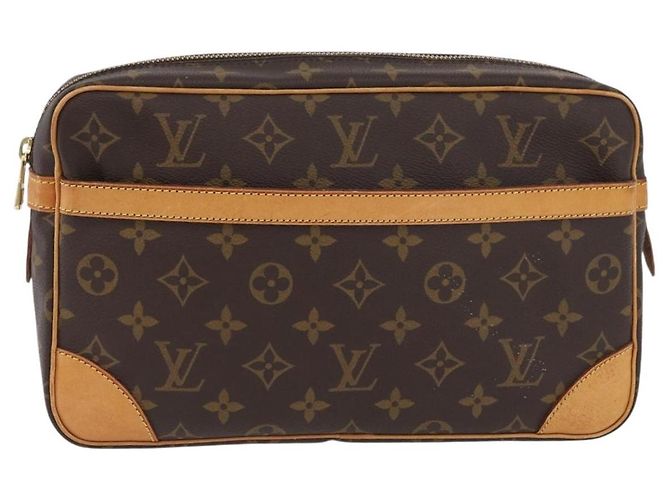 LOUIS VUITTON Monogram Compiegne 28 Clutch Bag M51845 LV Auth BSZ636 Monogramma - vista 2