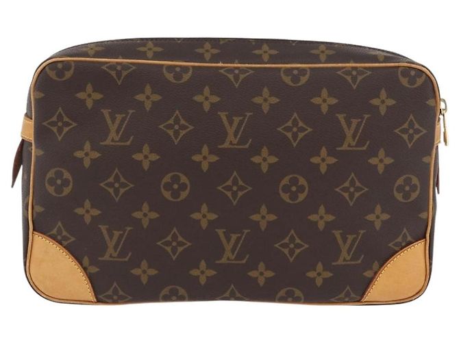 LOUIS VUITTON Monogram Compiegne 28 Clutch Bag M51845 LV Auth BSZ636 Monogramma - vista 3