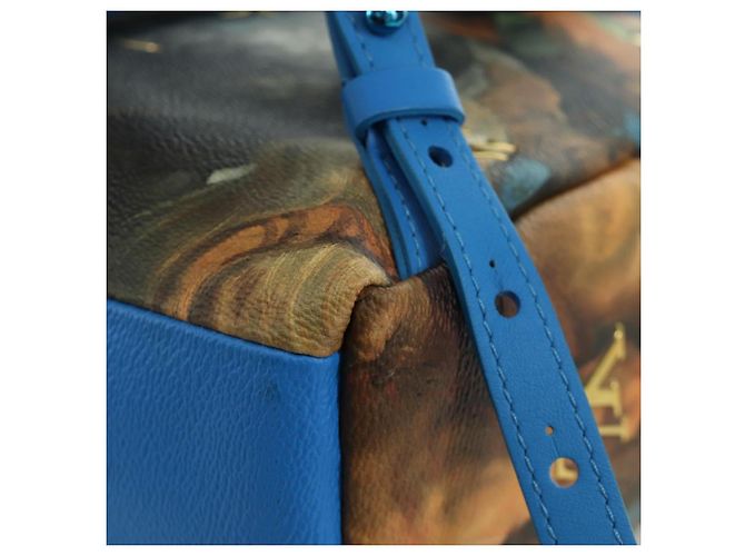 LOUIS VUITTON Masters Collection Palm Springs PM Backpack M43335 Auth BSZ693SAM Blu - vista 16