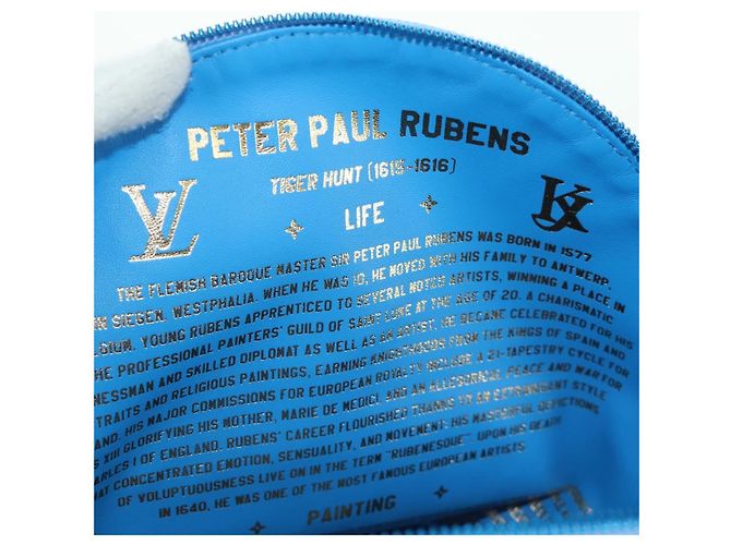 LOUIS VUITTON Masters Collection Palm Springs PM Backpack M43335 Auth BSZ693SAM Blu - vista 26