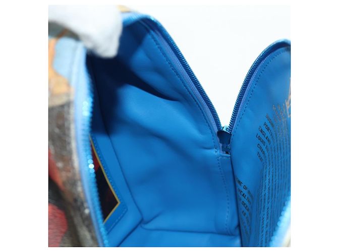 LOUIS VUITTON Masters Collection Palm Springs PM Backpack M43335 Auth BSZ693SAM Blu - vista 28
