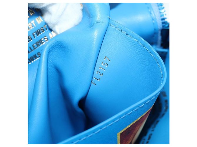 LOUIS VUITTON Masters Collection Palm Springs PM Backpack M43335 Auth BSZ693SAM Blu - vista 31