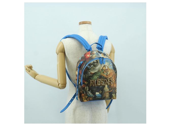 LOUIS VUITTON Masters Collection Palm Springs PM Backpack M43335 Auth BSZ693SAM Blu - vista 33