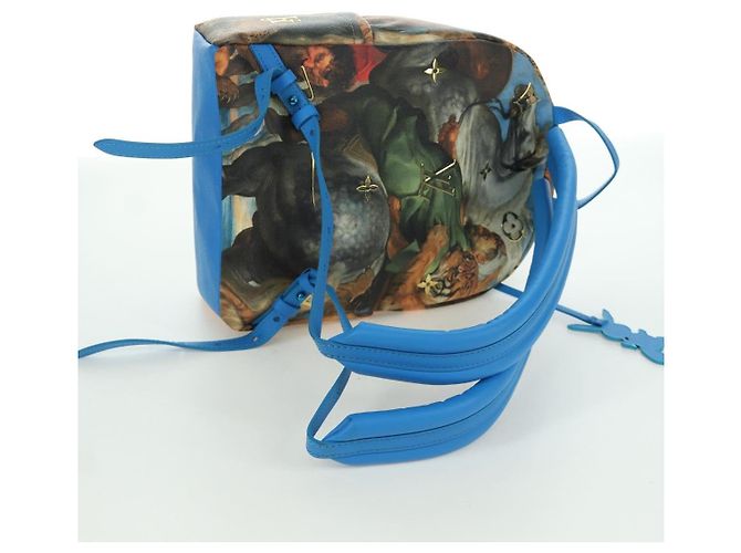 LOUIS VUITTON Masters Collection Palm Springs PM Backpack M43335 Auth BSZ693SAM Blu - vista 9