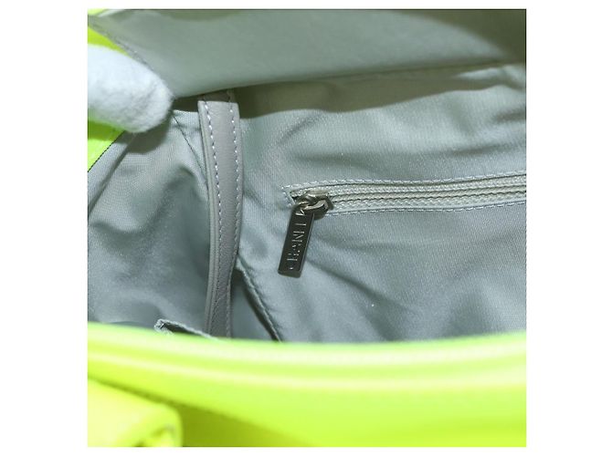 CHANEL Paris Biarritz Tote PM Tragetasche Canvas Grün Neon Grün CC Authentisch BSZ633 - Ansicht 20