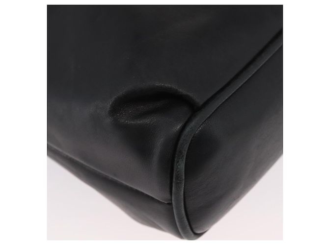 Borsa a Spalla BALLY in Pelle Nera e Oro Auth BSZ651 Nero D'oro - vista 12