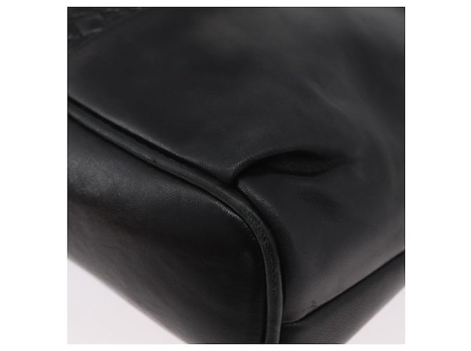 Borsa a Spalla BALLY in Pelle Nera e Oro Auth BSZ651 Nero D'oro - vista 13