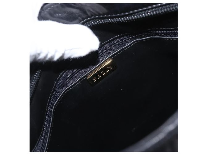 Borsa a Spalla BALLY in Pelle Nera e Oro Auth BSZ651 Nero D'oro - vista 16