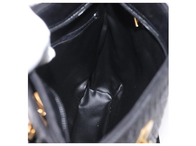 Borsa a Spalla BALLY in Pelle Nera e Oro Auth BSZ651 Nero D'oro - vista 18