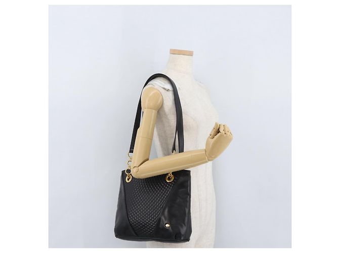 Borsa a Spalla BALLY in Pelle Nera e Oro Auth BSZ651 Nero D'oro - vista 23