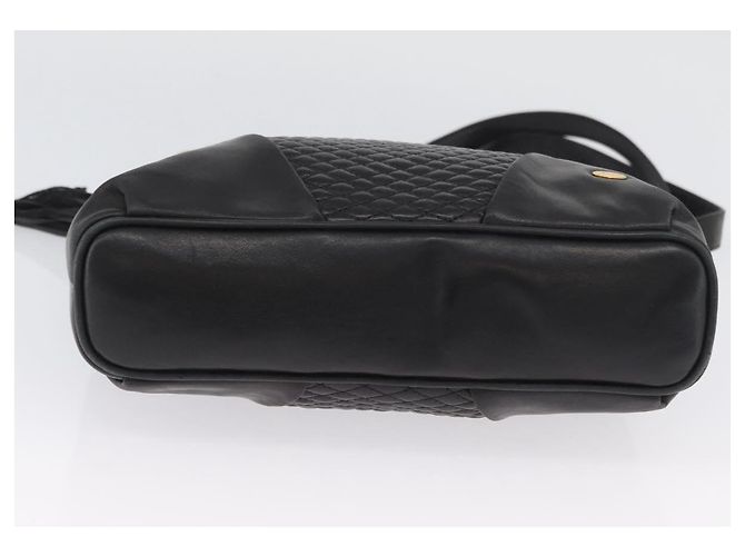 Borsa a Spalla BALLY in Pelle Nera e Oro Auth BSZ651 Nero D'oro - vista 9
