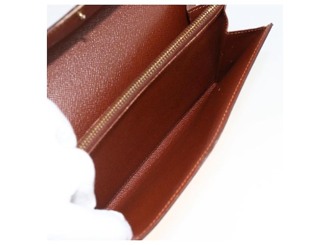 LOUIS VUITTON Monogram Pochette Porte Monnaie Credit Wallet M61725 Auth BSZ686 Monogramma - vista 17