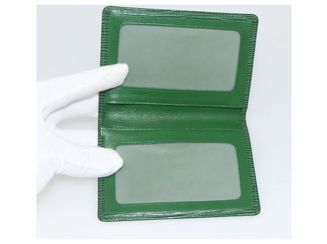 LOUIS VUITTON Monogram Epi Wallet 4 Set Green LV Auth BSZ698 Verde Monogramma - vista 21
