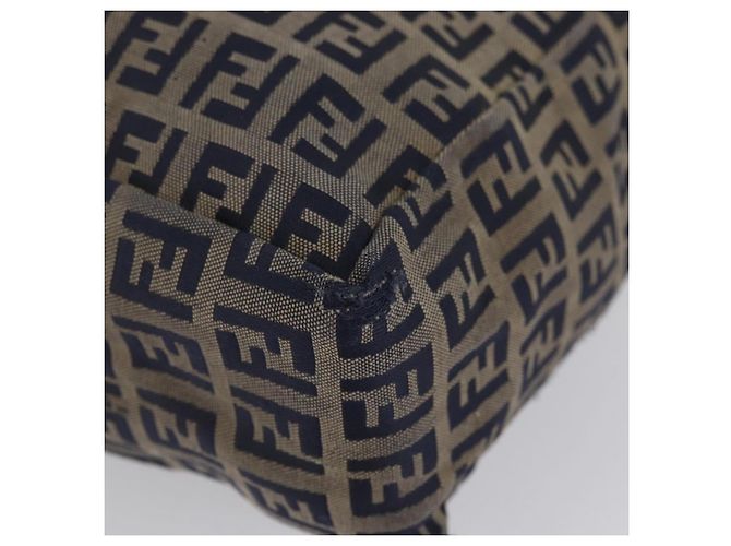 Borsa a mano FENDI Zucchino Canvas Navy Silver Auth BSZ657 Argento Blu navy - vista 11