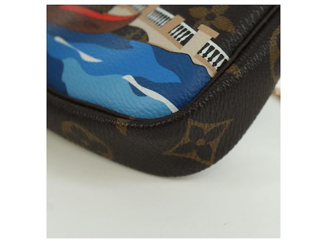 LOUIS VUITTON Monogram Vivienne Mini Pochette Accessoires M68489 Auth BSZ703SAM Monograma - vista 11