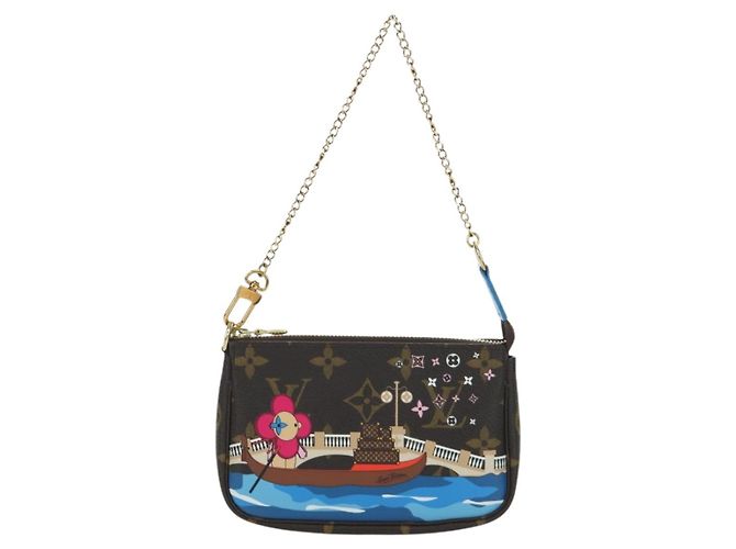 LOUIS VUITTON Monogram Vivienne Mini Pochette Accessoires M68489 Auth BSZ703SAM Monograma - vista 2
