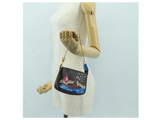 LOUIS VUITTON Monogram Vivienne Mini Pochette Accessoires M68489 Auth BSZ703SAM Monograma - vista 24