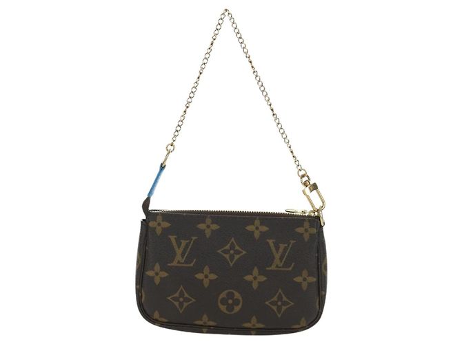 LOUIS VUITTON Monogram Vivienne Mini Pochette Accessoires M68489 Auth BSZ703SAM Monograma - vista 3