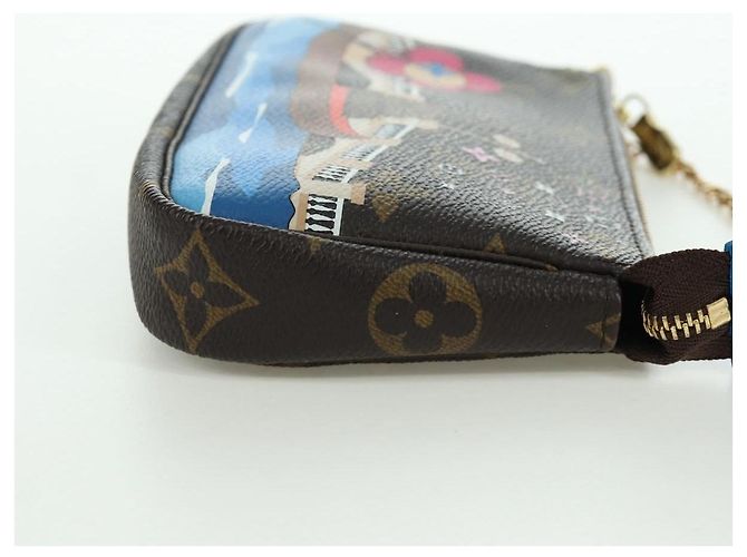 LOUIS VUITTON Monogram Vivienne Mini Pochette Accessoires M68489 Auth BSZ703SAM Monograma - vista 5